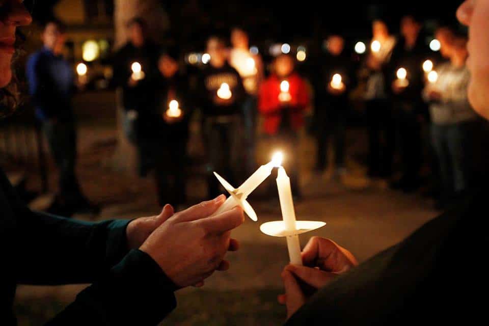 Candlelight Vigil and Speak out in Skowhegan at Coburn